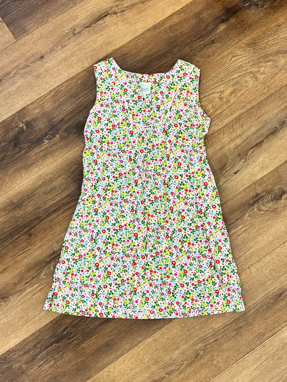 Little English Floral Sleeveless Spring Summer Dress Easter Outfit 10 Girl